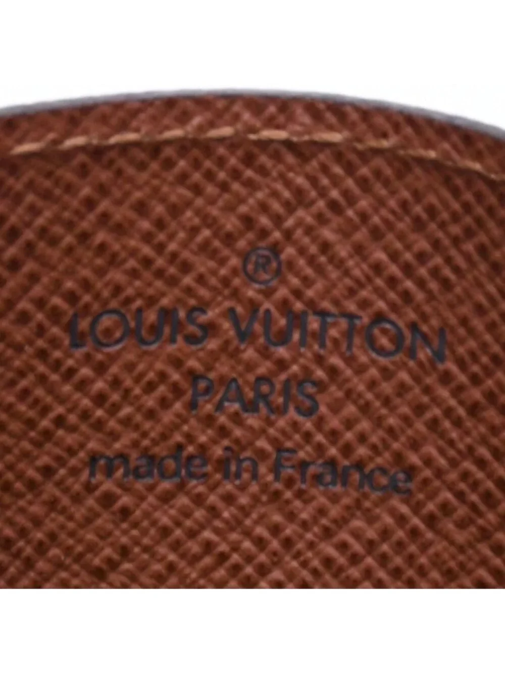 Louis Vuitton Porte Cartes Simple Card Case Monogram Canvas Brown